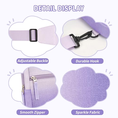Image of Birthday Gifts for 8 9 10 11 12 Year Old Teens Girls Kids, Fanny Pack Crossbody Bag Sling Belt Bags Purse, Dorm Travel Essentials for Girls Fashion, Preppy Tween Teen Girl Gift Trendy Stuff