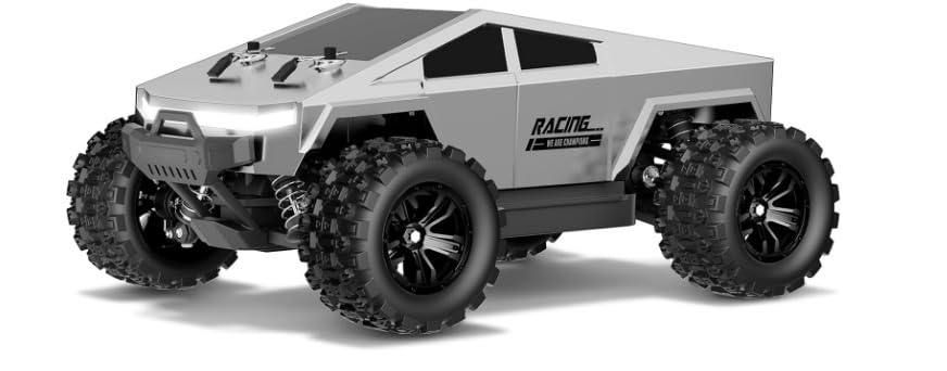 RC Car,1/20 Rc Monster Truck Cyber Toy,Off-Road Pick-up,2.4GHz Vehicles,Equipped with Rechargeable Batteries，Can be Connected to a Mobile Phone for Control-image-33