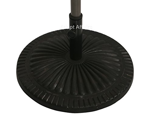 Image of INVEZO outdoor Garden Center pole umbrella big size metal center pole umbrella with 22kgs base - 9 ft dia Patio /Balcony terrace umbrella