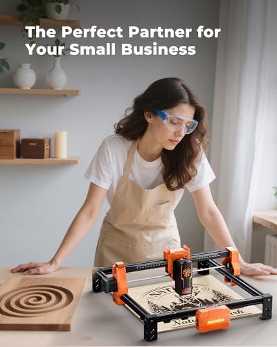 Image of ACMER Laser Engraver, S2 Laser Cutter Machine 12,000mW, 72W Output, 0.01mm Precision, 300x300mm Area, 10000mm /min Speed, for Wood, Metal, Leather, Acrylic, DIY & Education