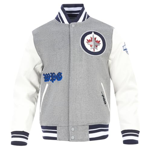Image of Pro Standard Mens NHL Old English Varsity Jacket