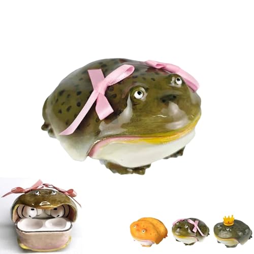 アグリーフロッグワイヤレスイヤホンプロテクターケース、カバークリエイティブアニマルソフト傷防止ワイヤレスイヤホン保護、カエルケース(C Airpods 2用)