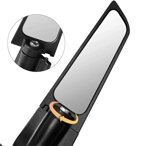 Espejo retrovisor de motocicleta giratorio con aletas ajustables para RS660 y RSV4 4