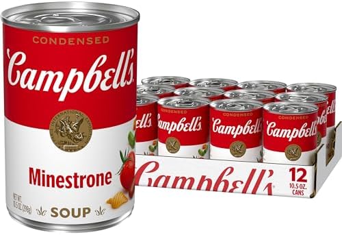 Campbell's Condensed Minestrone Soup, 10.5 Ounce Can (Case of 12)