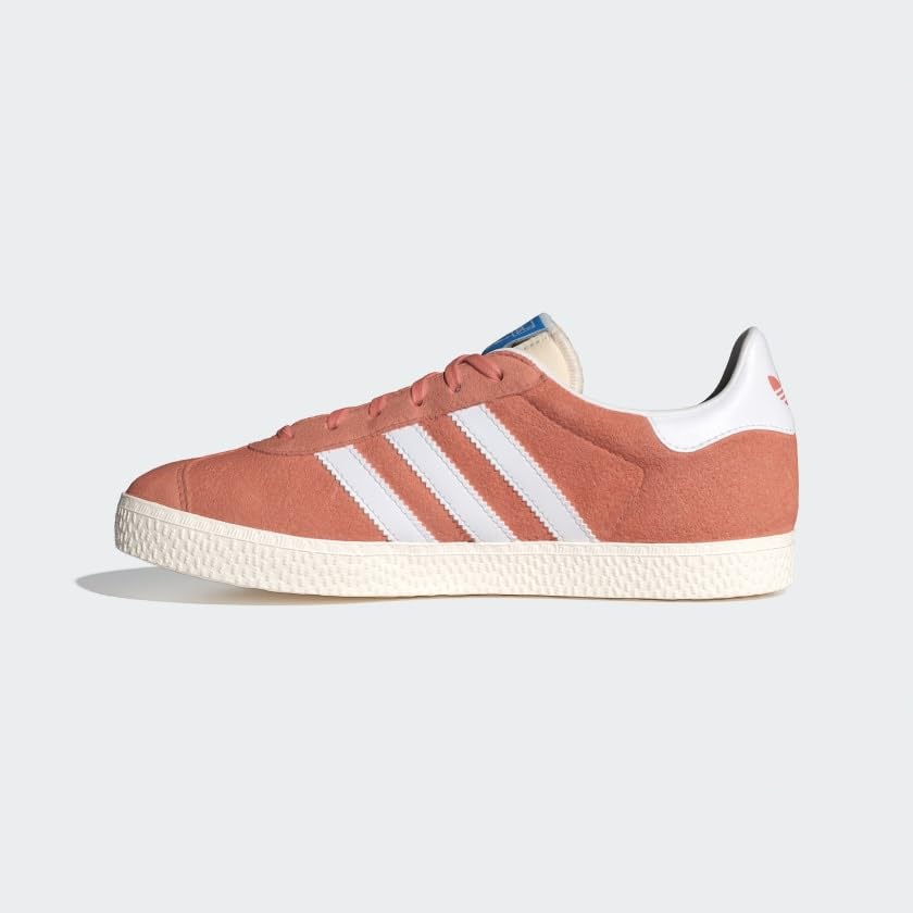 adidas Originals Big Kids Gazelle Shoes, Wonder Clay/Cloud White/Core White, US 6.5 Big Kids4