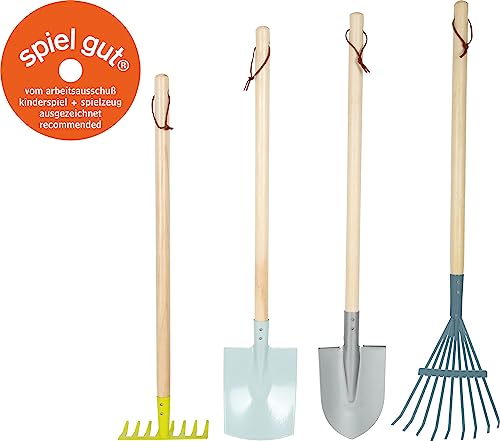 small foot Gartenwerkzeug-Set aus Holz und Metall, Gartenspielzeug für Kinder ab 3 Jahren in modernen Farben, 12389 – Bild 5