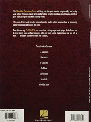 Italian Classics - Mandolin Play Along Volume 7 | Traditional Italian Songs for Mandolin Players with Sheet Music and Tablature | Classic Mandolin ... Tracks for Practice (Mandolin Play-Along, 7) - Image 2