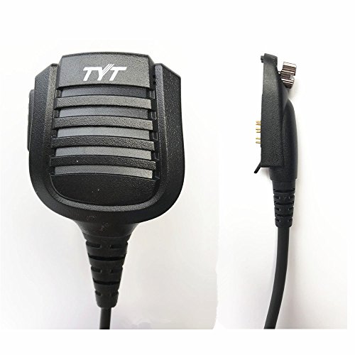 Original TYT Remote Hand/Shoulder Speaker Mic Microphone For Digital DMR Dual Band Radio TYT md-2017 md-398 IP67 Waterproof Two Way Radio