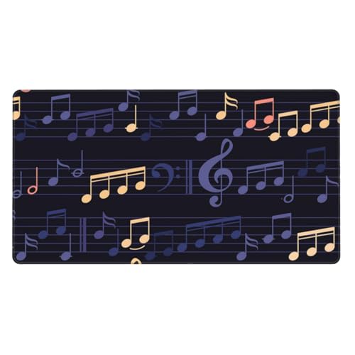 Tapis de souris de bureau musical 40x70 cm antidérapant