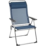 lafuma rsxa xl Lieferumfang: 1 Lafuma Klappstuhl ALU CHAM XL, Bezug: Batyline, Maße aufgestellt (HxBxT): 111x67,5x68 cm, Maße zusammengeklappt (HxBxT): 102x67,5x13 cm, Gewicht: 3,6 kg, Farbe: Blau, LFM2774-3865
