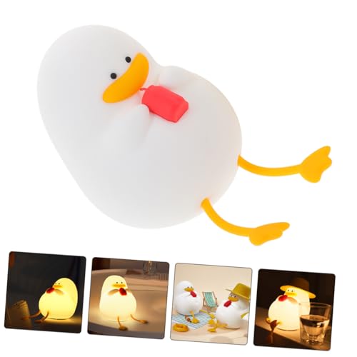 Lámpara de Noche de Silicone con Forma de Pato miniatura 7