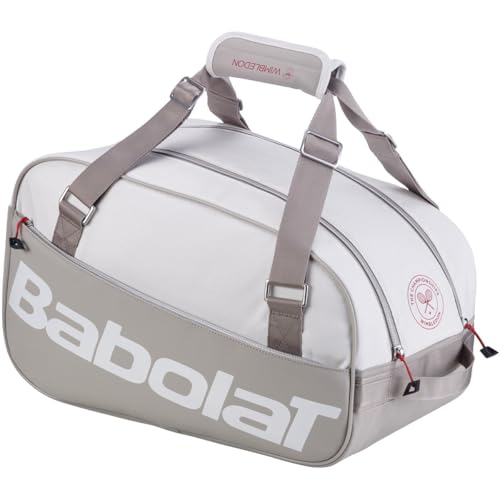 BOLSA (RAQUETEIRA) BABOLAT COURT S WIMBLEDON BRANCA E CINZA - 2026