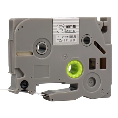 �y�G�R�X���z�u���U�[�p �s�[�^�b�`�݊� TZe-115 ����/������ 6mm(�e�[�v��) 1�� TZe�e�[�v�݊� ���x�����C�^�[ P-TOUCH CUBE �s�[�^�b�`�L���[�u�Ή�