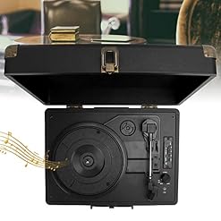 Tourne-Disque Vinyle, Tourne-Disque Portable Vintage Phonographe Platine Bluetooth 33/45/78 RPM 100 Chaque Famille - Les Beatles, Paul McCartney, John Lennon, RIngo Starr, George Harrison Tourne-Disque Vinyle, Tourne-Disque Portable Vintage Phonographe Platine Bluetooth 33/45/78 RPM 100 Chaque Famille – Image 6