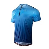 [Rutschfestigkeit und Flexibilität]: Das Hemd ist sehr lang und die Unterseite ist mit rutschfesten Silikonstreifen ausgestattet, die gut befestigt werden können. Die Elastizität auf dem Rücken ist sehr gut, was zu einer besseren Adsorption des Radtrikots führen kann.