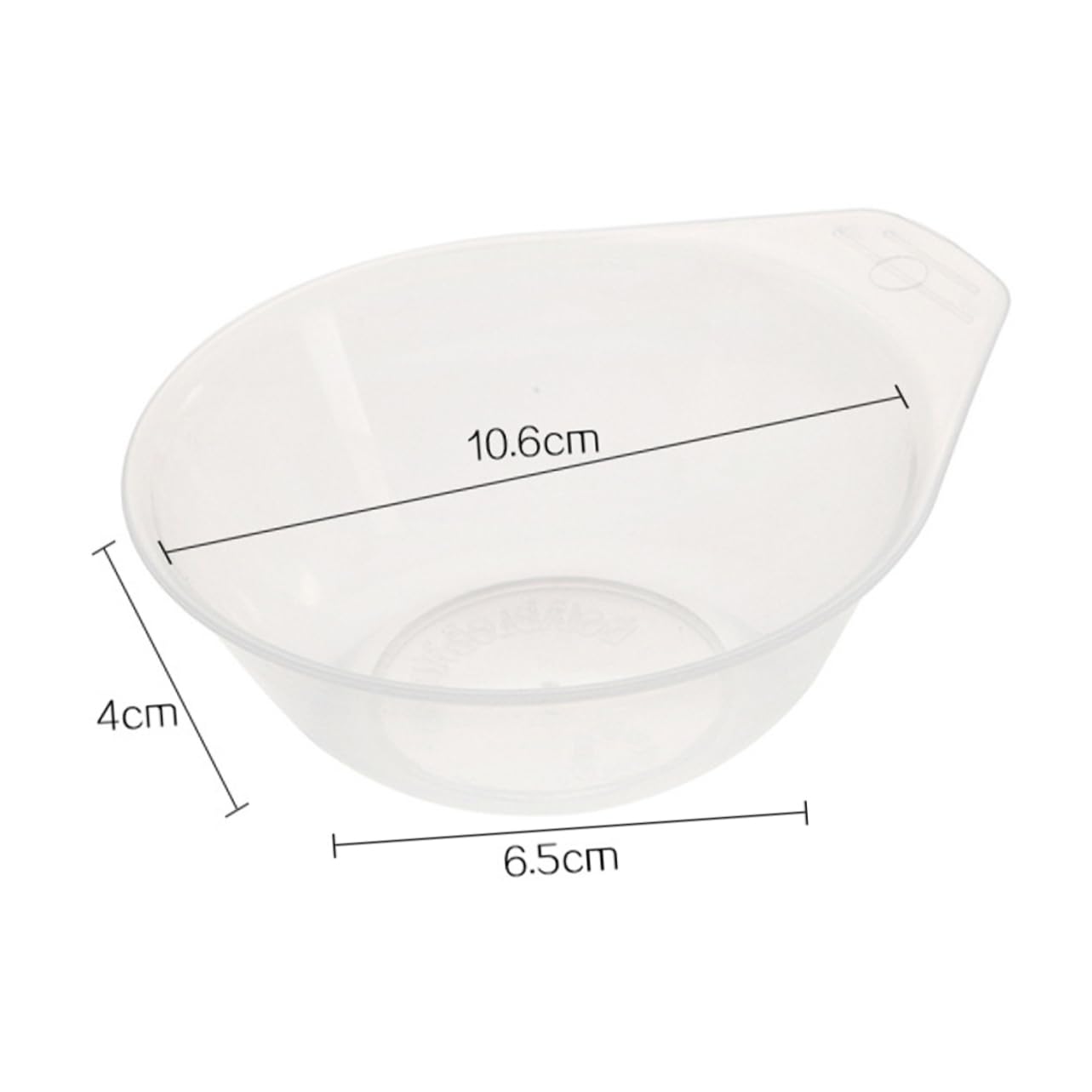 CIYODO Set of 8 Plastic Bowls Small Rice Ice Cream Bowls Food Serving for Camping Picnics Family Gatherings