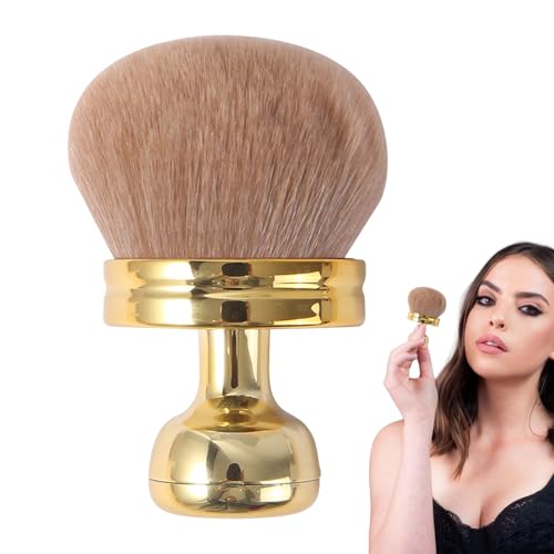 Cepillo curtidor, cepillo bronceador,3 pulgadas gran cepillo curtidor para el cuerpo de la cara | Piernas traseras armas uniformes cobertura de la cabeza amplia aplicador cosmético para crema