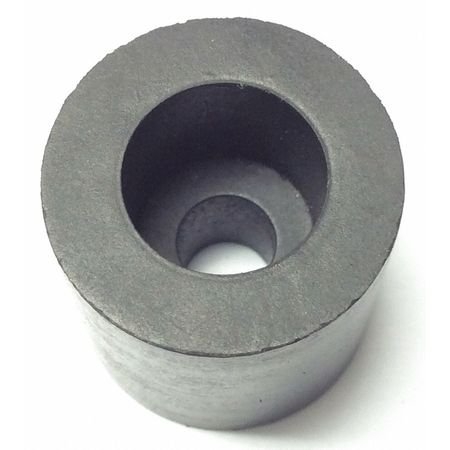 Bumper, 13/16 in., Black, Rubber, PK10