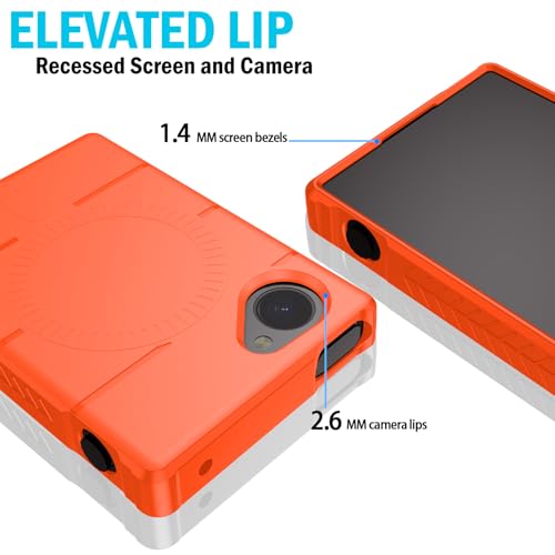 Nakedcellphone Flex Series for Light Phone III Case - Compatible with MagSafe - Bright Orange by Nakedcellphone - Image 5