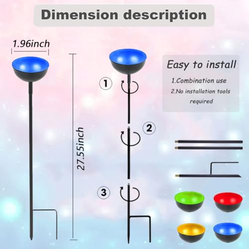 4 estações de irrigação de abelhas, lindo copo alimentador de água de borboleta, estacas de jardim d
