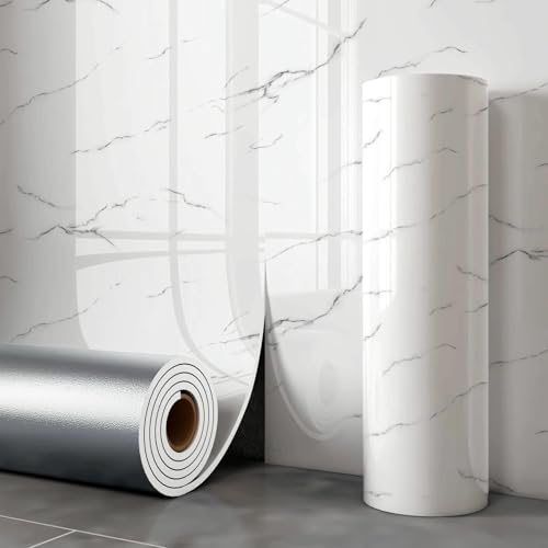 Papel tapiz Pegatina de pared autoadhesiva gruesa con efecto mármol