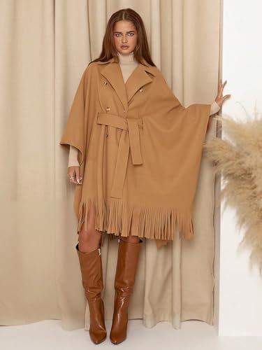 Women's 2024 Winter Fashion Coats Double-Breasted Elegant Long Sleeve Coat2