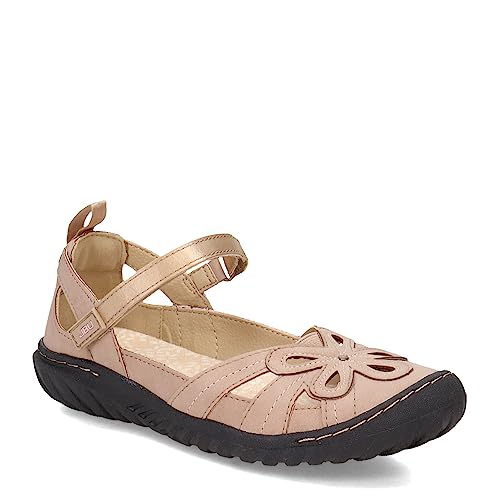 JBU by Jambu Women's Magnolia Mary Jane Flat, Taupe, 63