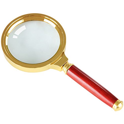 Reading magnifying glass spot check magnifying glass handheld portable metal magnifying glass child elderly