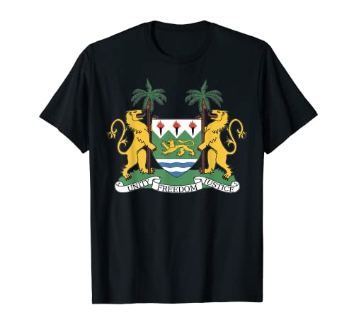 Emblème National Blason Blason Blason de Sierra Leone T-Shirt