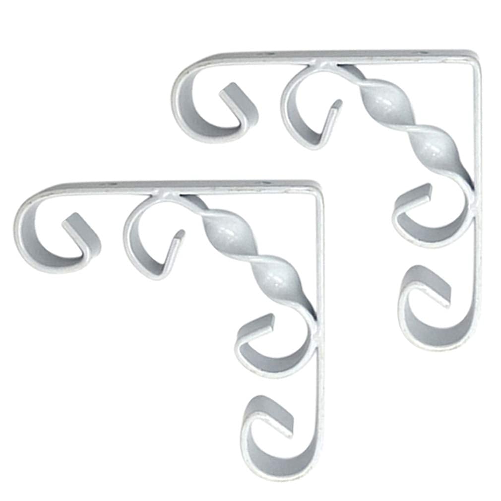 Supports d'étagères triangulaires en métal pour remédier au manque de place