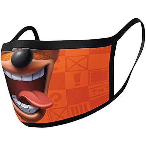 Pyramid International Crash Bandicoot (Mouth) Cubierta de la cara Cover