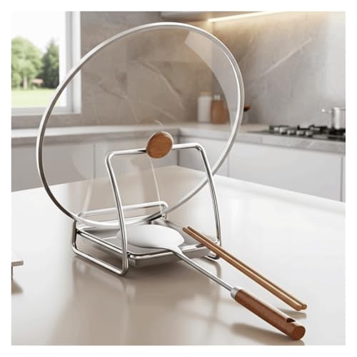 Support de couvercle cuisine en acier pour plan de travail propre