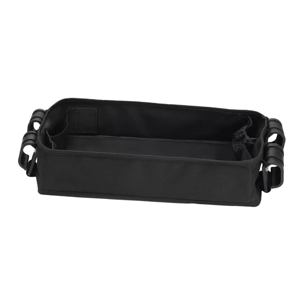 Abaodam Plateau Pour Poussette Avec Support Téléphone Et Porte-gobelet Accessoire Clip Noir Xl Pour Organisateur De Snack Et Voyage Avec Garçon Fille