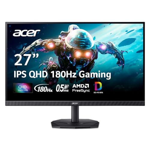 acer Nitro 27 Inch QHD 2560 x 1440 IPS Gaming Monitor | AMD...