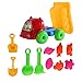 Greatangle 11 Pz/Set Unico Bambini Bambini Spiaggia Che Giocano Camion Dragaggio di Sabbia Set di Giocattoli Giocattolo Che Gioca Miglior Regalo per Bambini Bambini Colorati
