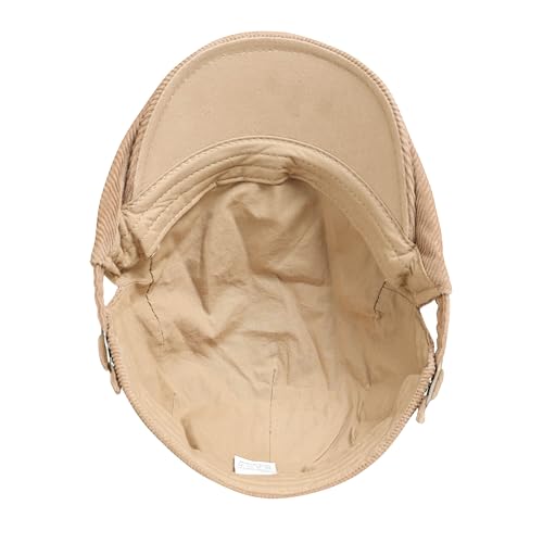 Image of FabSeasons Cotton Ivy Flat Golf Cap - Classic Newsboy Gatsby Hat for Men