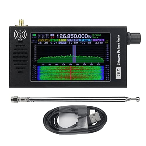 Rtxbvg SDR Radio Receiver Digital Demodulation CW/AM/SSB/FM/WFM Radio Receiver