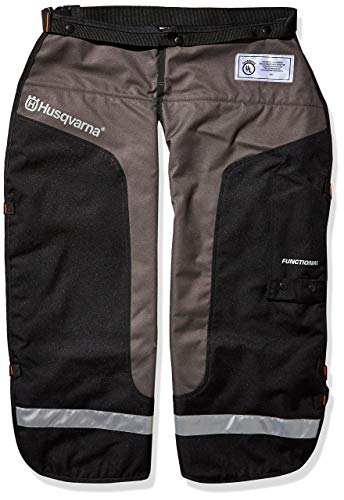 Husqvarna 587160702 Chain Saw Chaps Protective Functional Leg Wear (Renewed)