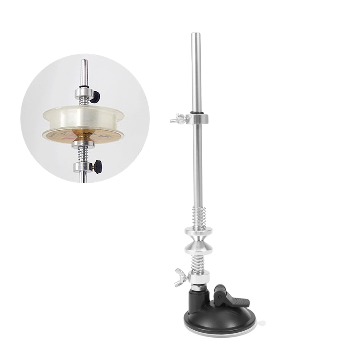 LAPYAPPE Portable Fishing Line Winder Reel Spooler Holder Easy to Use Tackle Coil Tool for Baitcasting and Spinning Reels High Strength Frame Suction Design for Secure Spooling