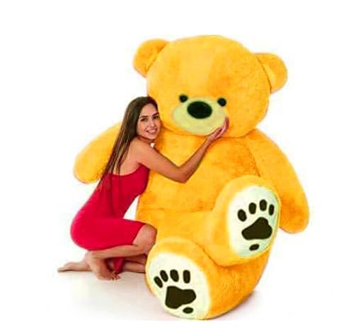 BHAGATI Soft Toy Yellow Color Teddy Bear, Soft Toys, Teddy Bear 5 feet for Girls, Birthday Gift for Girls, Wife, Girlfriend, Wedding for Couple, Someone (5 Feet /152 cm/Yellow) (B0B4KGFKBG) Amazon Price History, Amazon Price Tracker