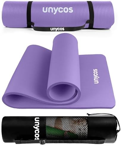 unycos - Esterilla de NBR y Poliéster para Yoga, Pilates y Fitnes...