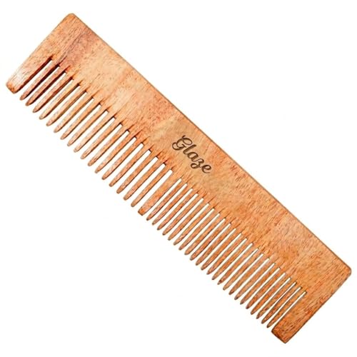 Image of Glaze Boutique Handmade Wooden Hair Comb - Anti-Static & Frizz Control