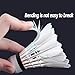 ZHENAN Goose Feather Badminton Shuttlecocks,12 Pack Feather Badminton Birdies-Hight Speed Training Birdie Ball for Indoor and Outdoor Sports,Highly Stable & Durable Shuttle Balls