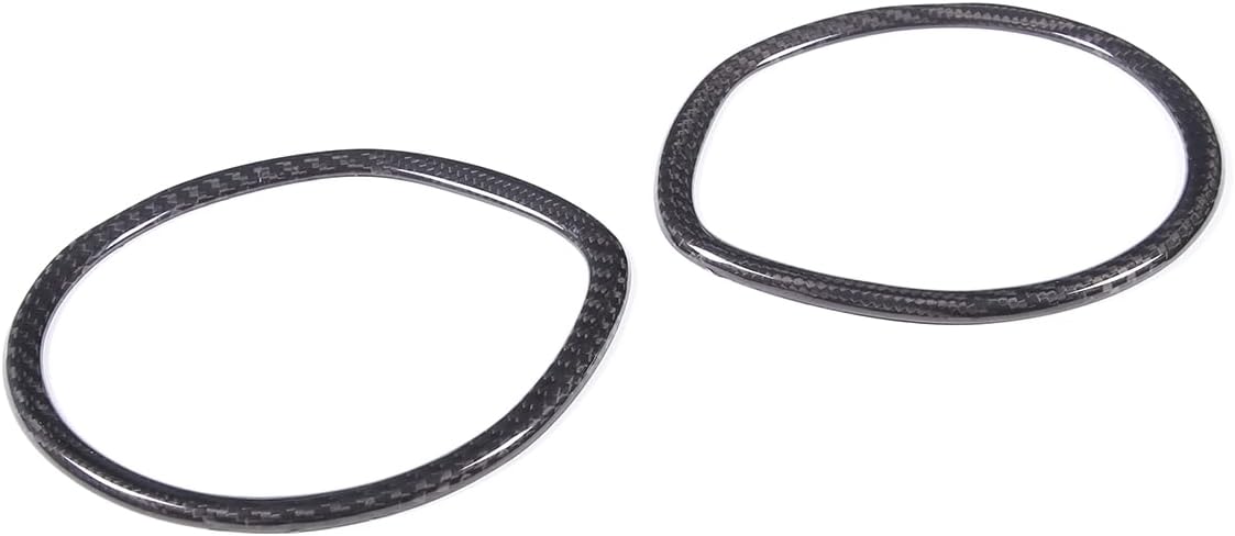 Carbon Fiber Dashboard Gauge Surrrounding Ring Decoration Trim Kit for 2014-2021 Maserati Geberit Accessories Interior Tachometer Decoration Ring Cover Dashboard Gauge Meter Surrounding Ring