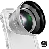 【Filetage avant standard de 58mm】Ce filetage permet de fixer le pare-soleil pour éviter les reflets. Il est également compatible avec les filtres de 58mm, notamment les filtres ND, ND variable, CPL, UV et autres filtres à effets, pour des effets variés. Filtres vendus séparément.