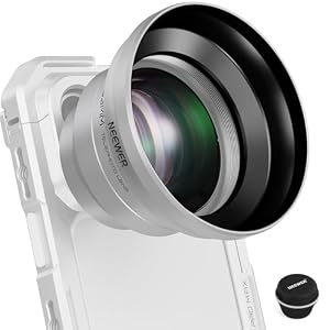 Téléobjectif 65mm pour Smartphone avec Pare-Soleil Neewer