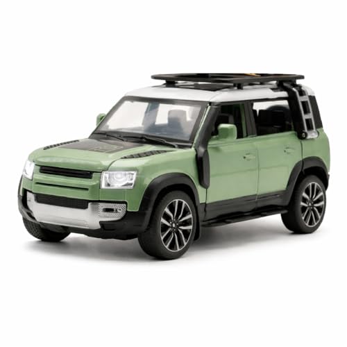 Image of Pringo Fortuner Toy Car for Kids | 1:36 Scale Diecast Pull Back Metal SUV Car | Openable Doors, Boot, Light & Sound Fortuner Toy Car for 3+ Year Boys | Gift Toy for Kids (Defender Green)