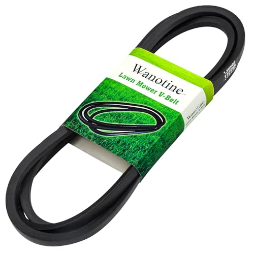 Wanotine 532130969 592855201 Drive Belt Replaces 130969 Craftsman Drive Belt, Fits Husqvarna YTH22V46, YTH24V48, YTH24V54, LG2654, YTH24K48, Craftsman YT3000 Riding Mower (1/2” x 92.5”)