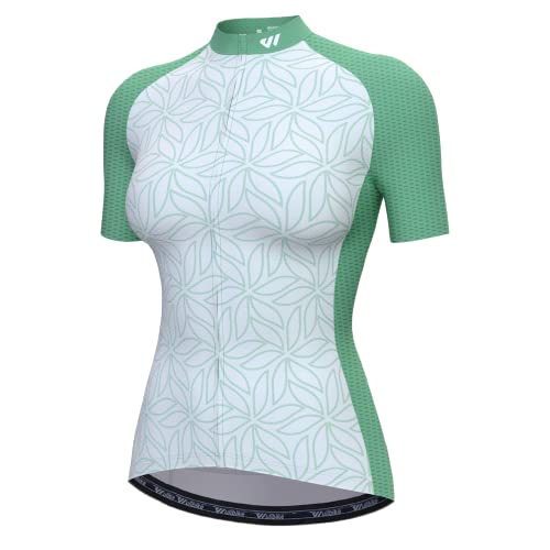 Cycling Shirts Women Neon Bike Shirts for Women Bicycle Tops Short Sleeve