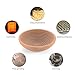 Ceramic Cat Food Bowls - Unique Circular Maze Lines Help Cats Scrub Tongue and Birds Polish Beak, Pottery Pet Feed/Feeder/Feeding Dish/Plate for Persian/Ragdoll/Parrot/Cockatiel/Parakeet (Set of 1)